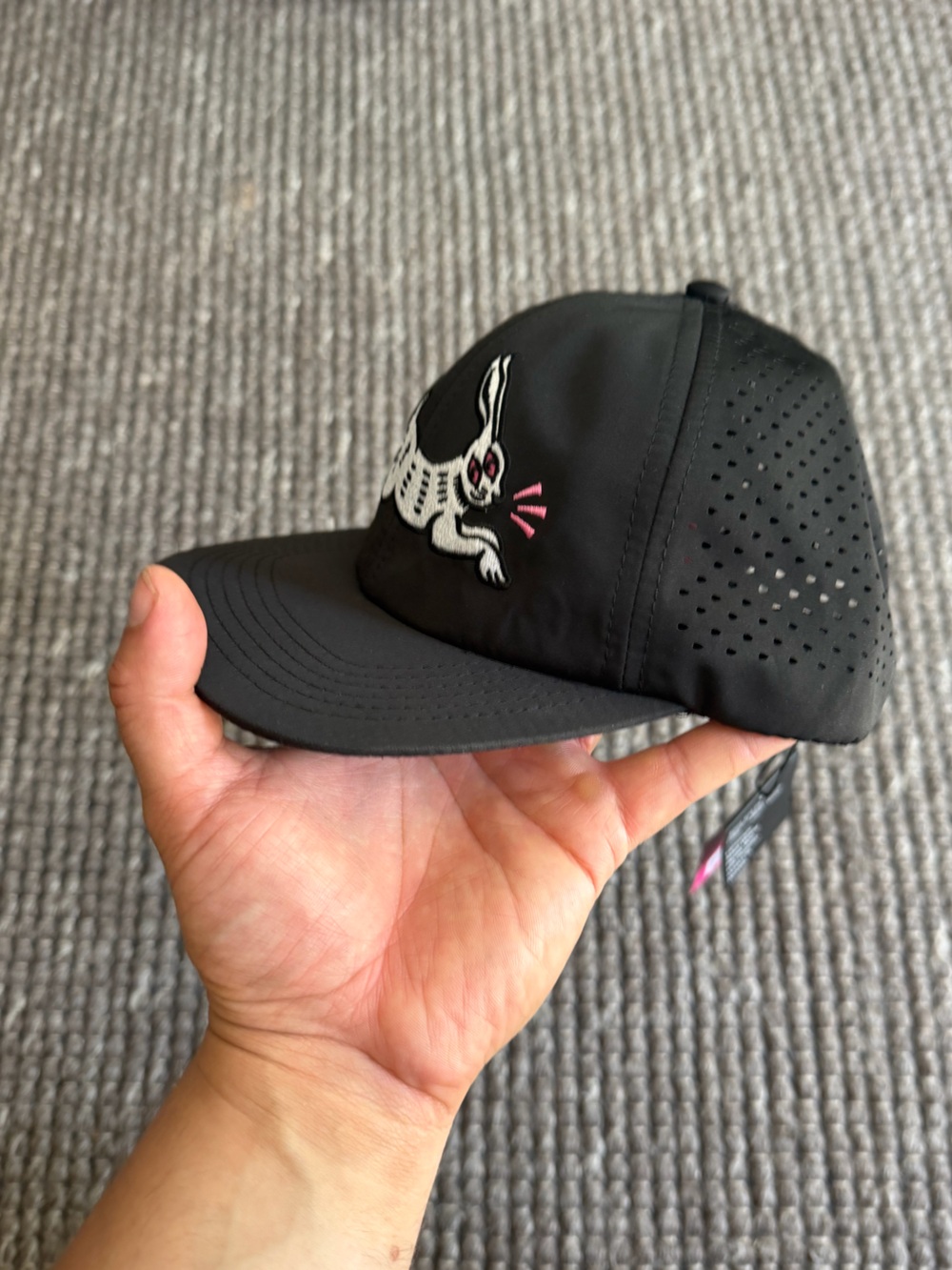Rnnr Jack Rabbit Crew Hat Running Athletic Cap - Picture 2 of 12
